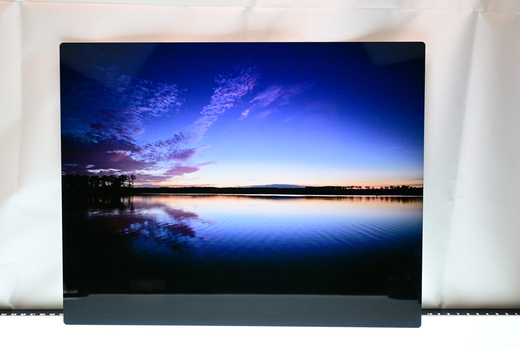 METAL PRINT OF SUNSET OVER CAHOOQUE CREEK- HAVELOCK, NC