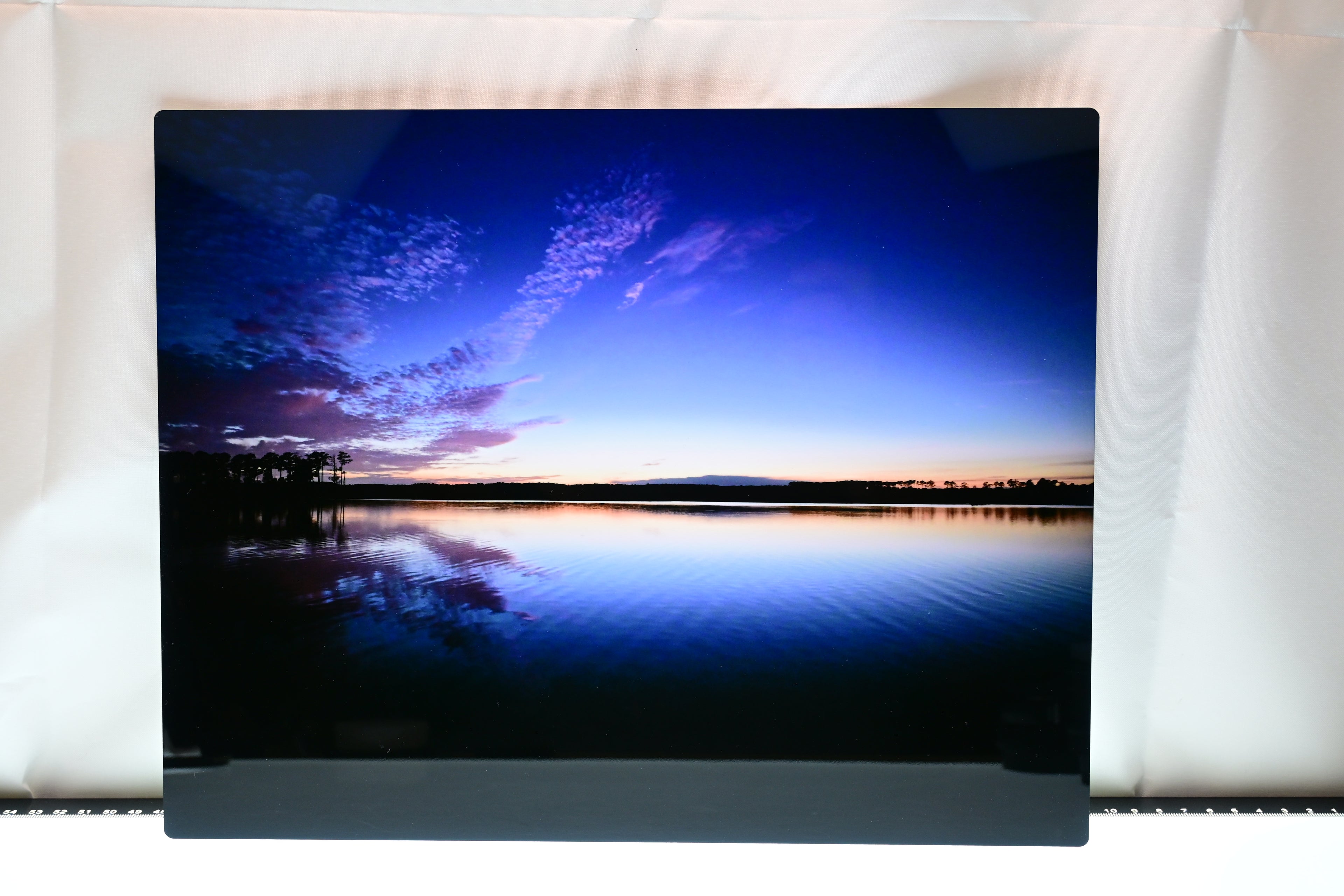 METAL PRINT OF SUNSET OVER CAHOOQUE CREEK- HAVELOCK, NC
