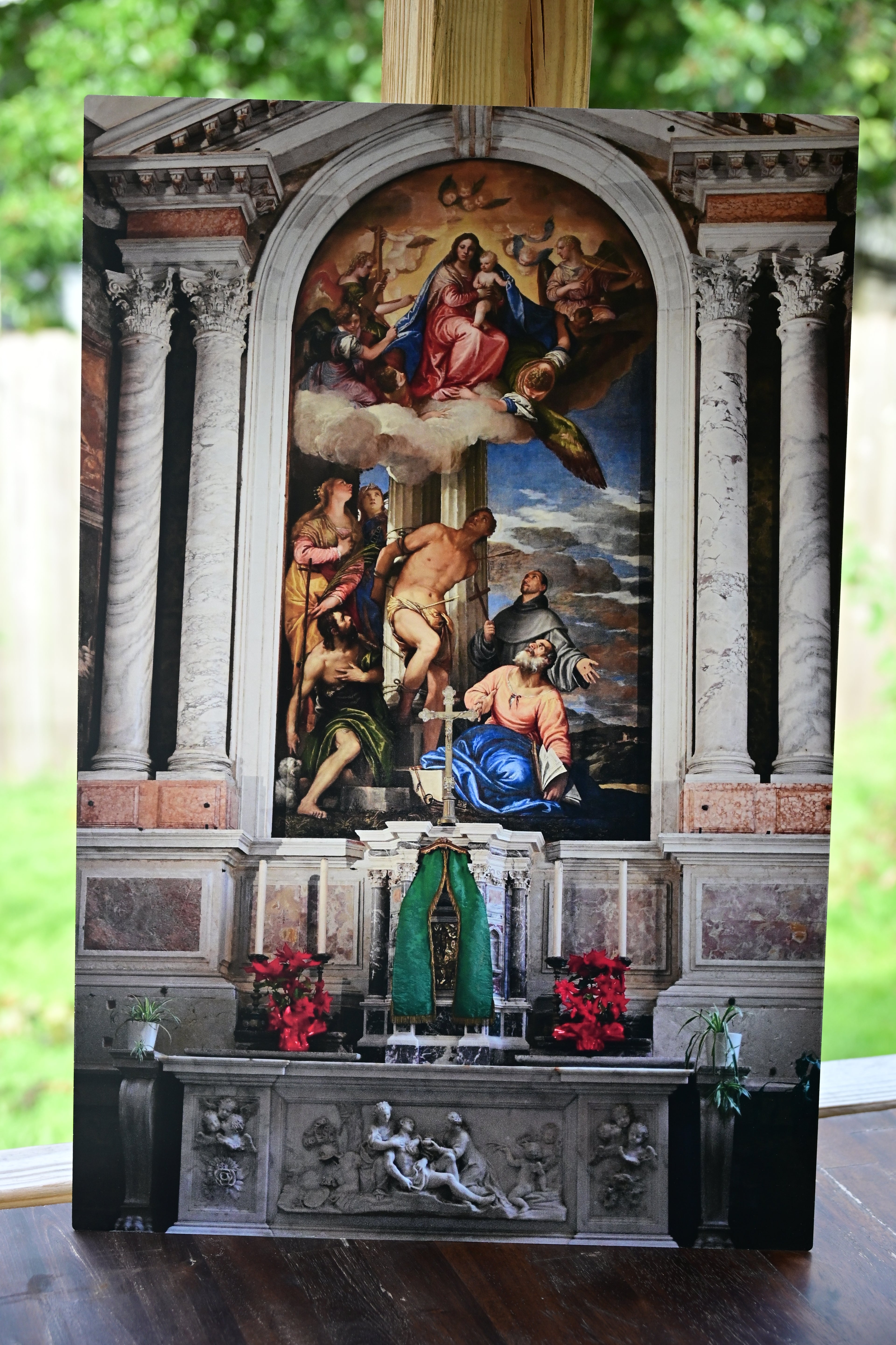 METAL PRINT OF VENICE, ITALY VERONESE ARTWORK CHURCH OF SAINT SEBASTIAN