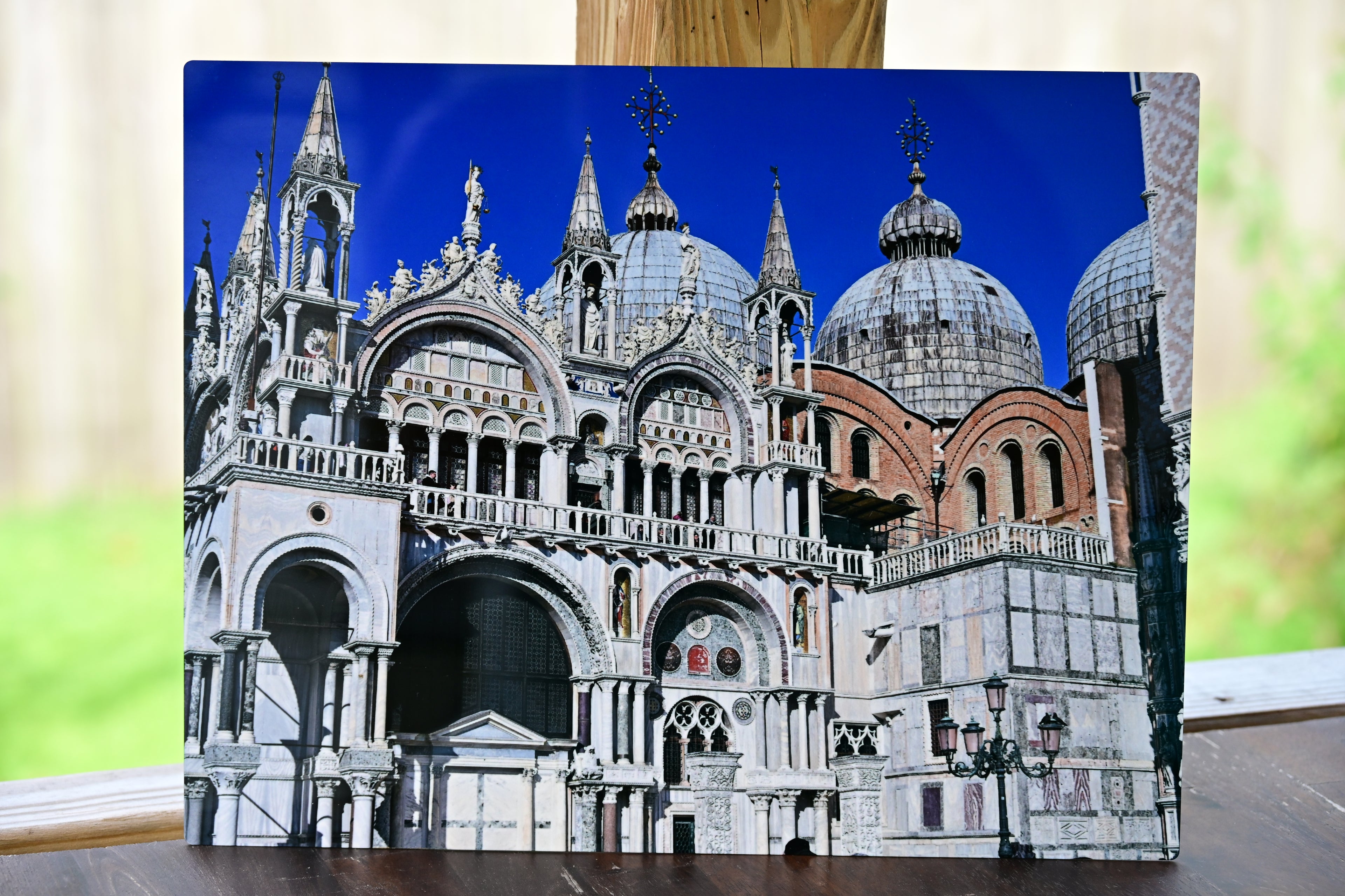 METAL PRINT OF SAINT MARK'S BASILLICA VENICE, ITALY