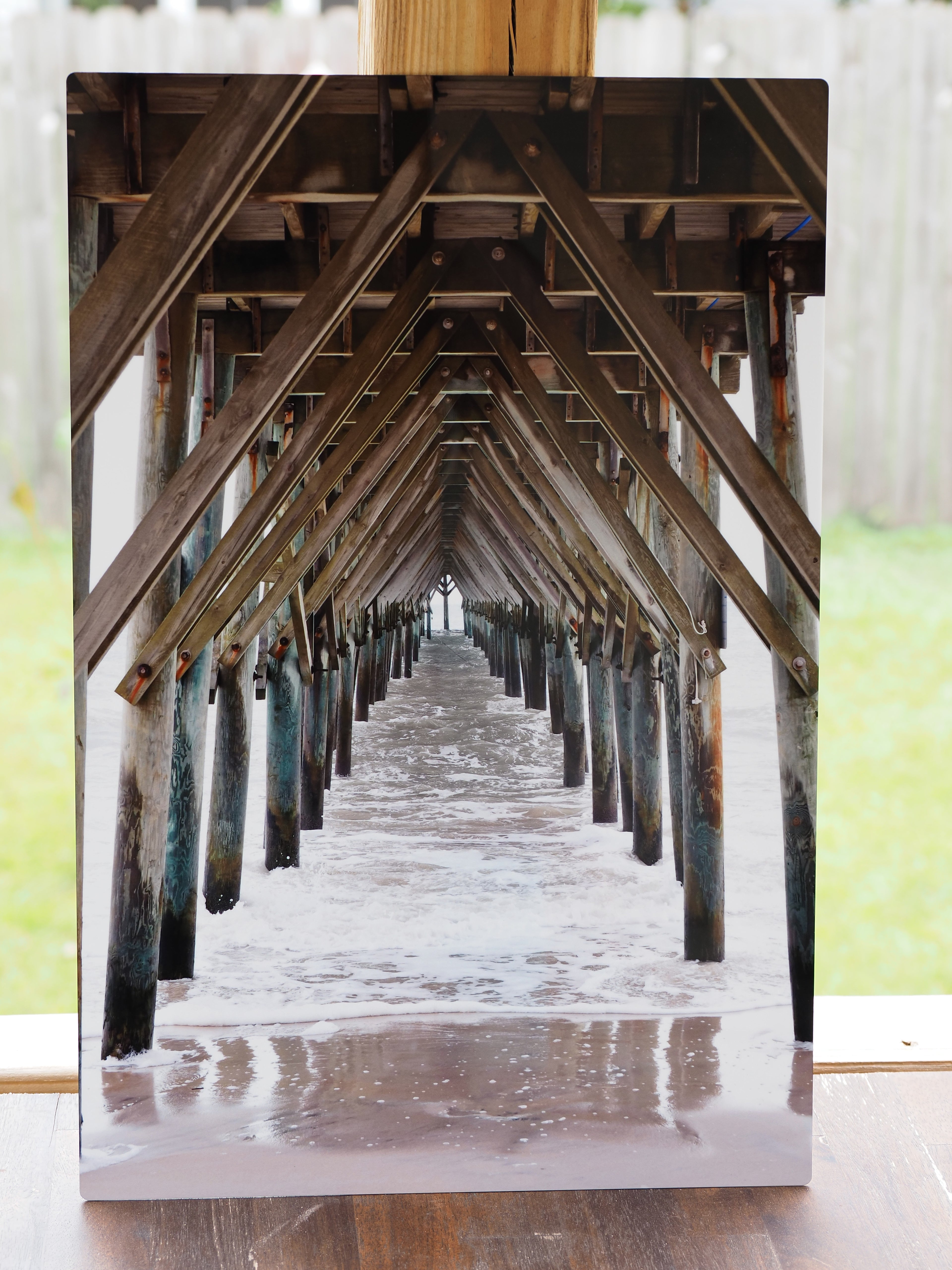 METAL PRINT OF SURF CITY, NC PIER